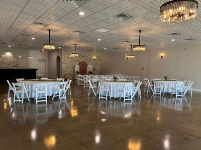 Special event ballroom setup